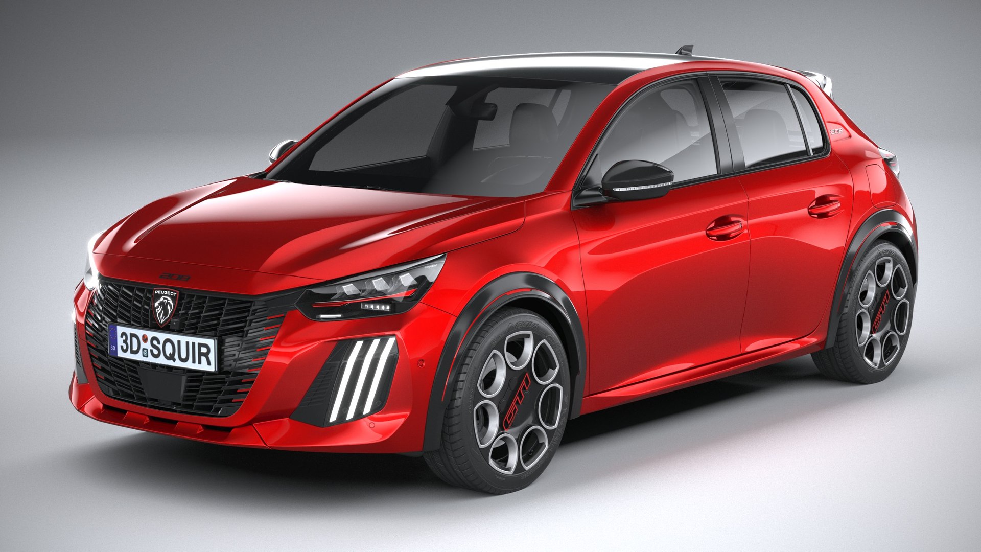 2026 Peugeot e-208 GTi Side Profile
