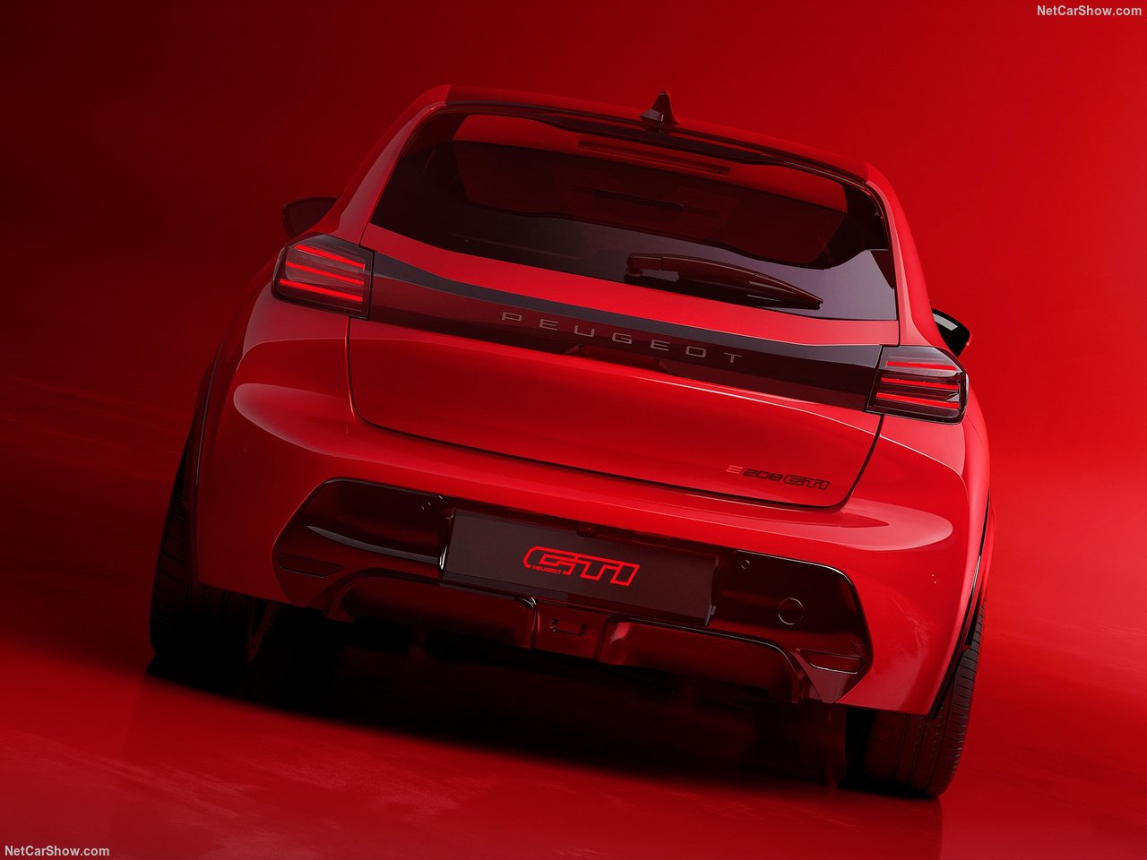 2026 Peugeot e-208 GTi Rear View