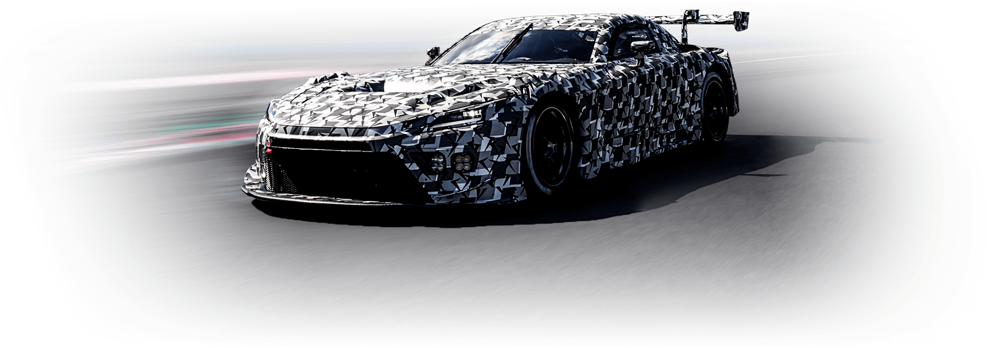 Toyota GR GT3 on Race Track