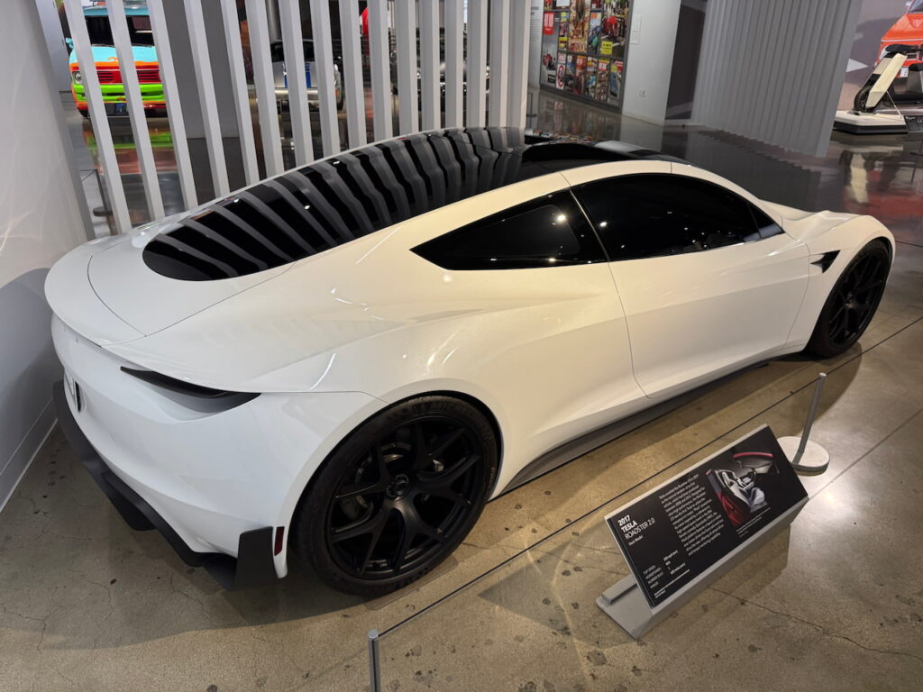 Tesla Roadster Rear View
