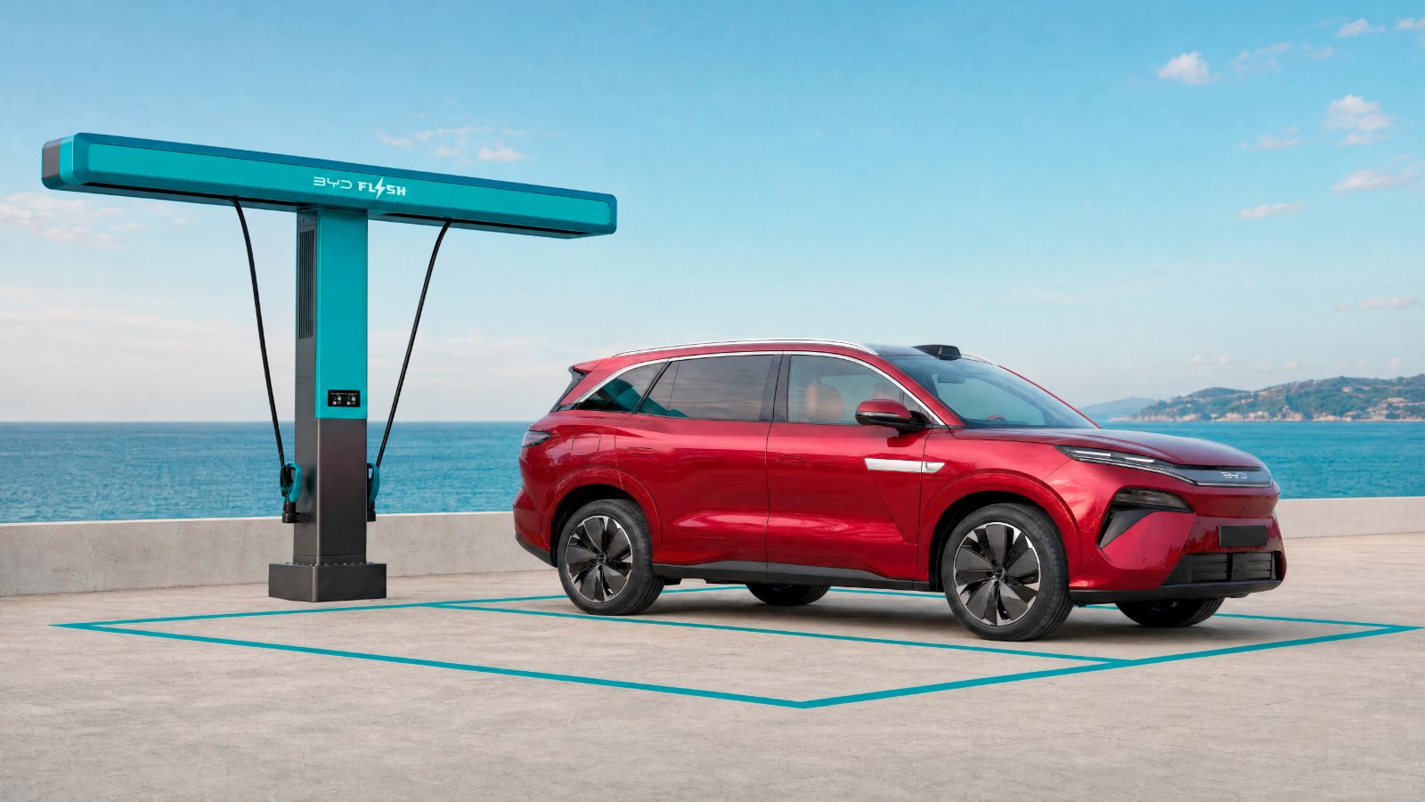 BYD Atto 8 Şarj Stansiyasında