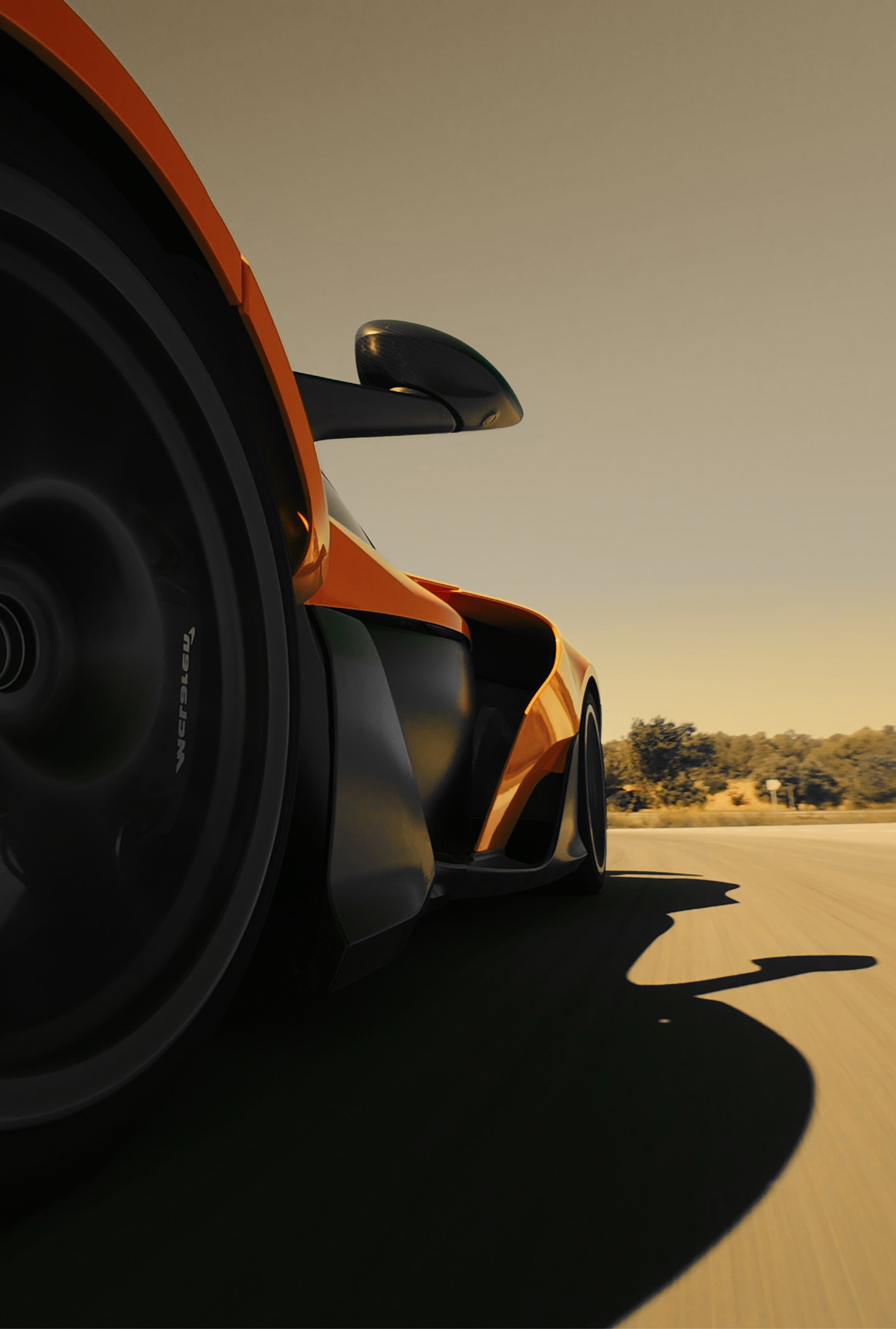 McLaren W1 Side Profile and Aerodynamic Elements